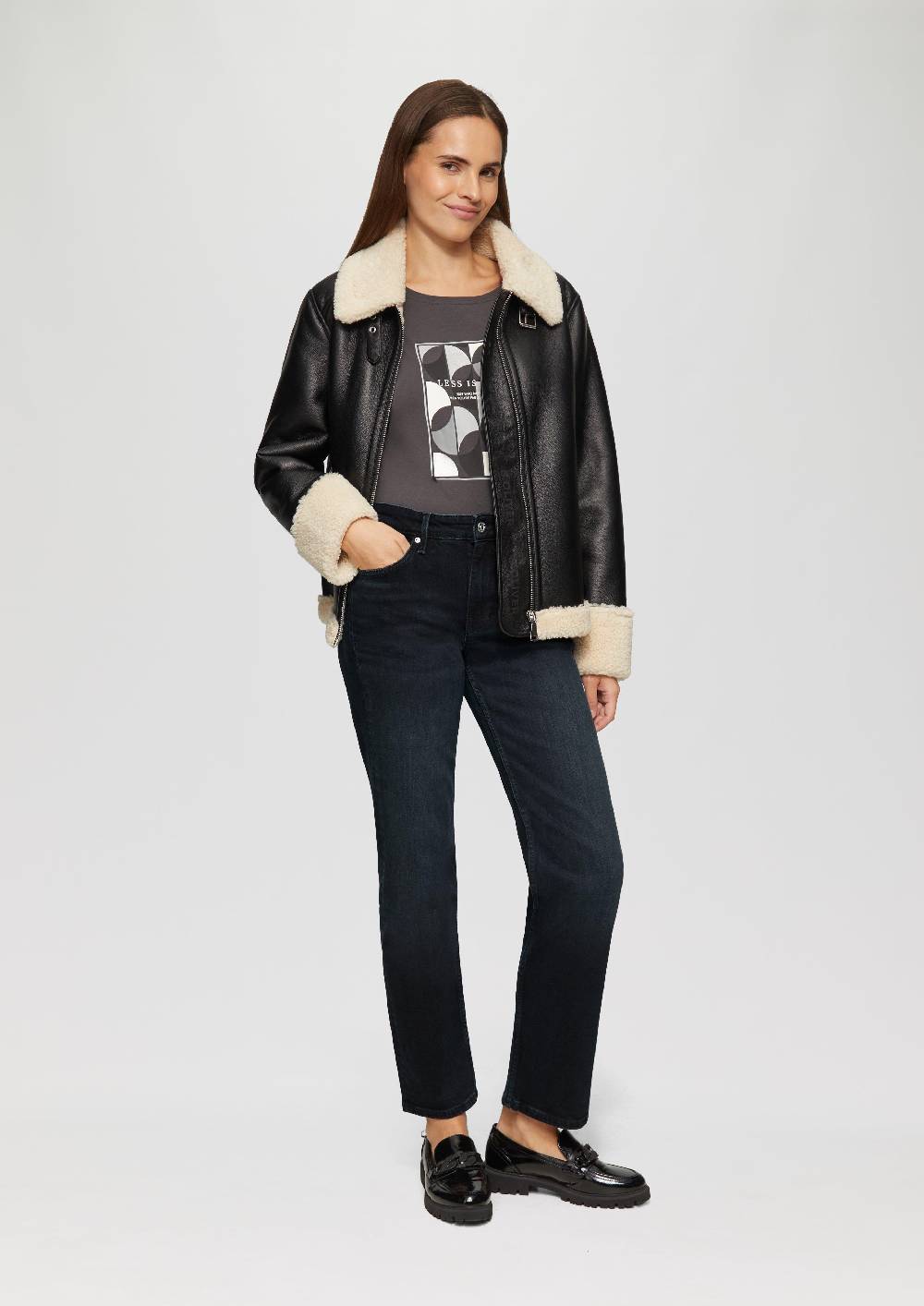 S.Oliver Jeans Karolin / Regular Fit / Mid Rise / Straight Leg Bis zu 60% Rabatt