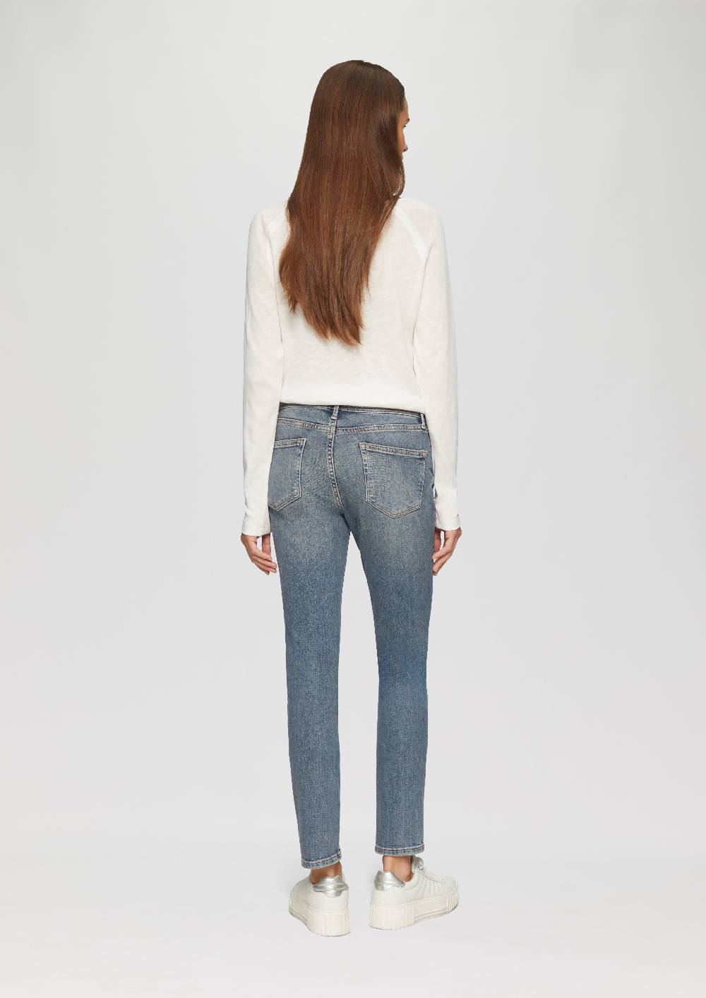 S.Oliver Jeans Betsy / Slim Fit / Mid Rise / Slim Leg / mit seitlichem Nahtdetail Bis zu 65% Rabatt