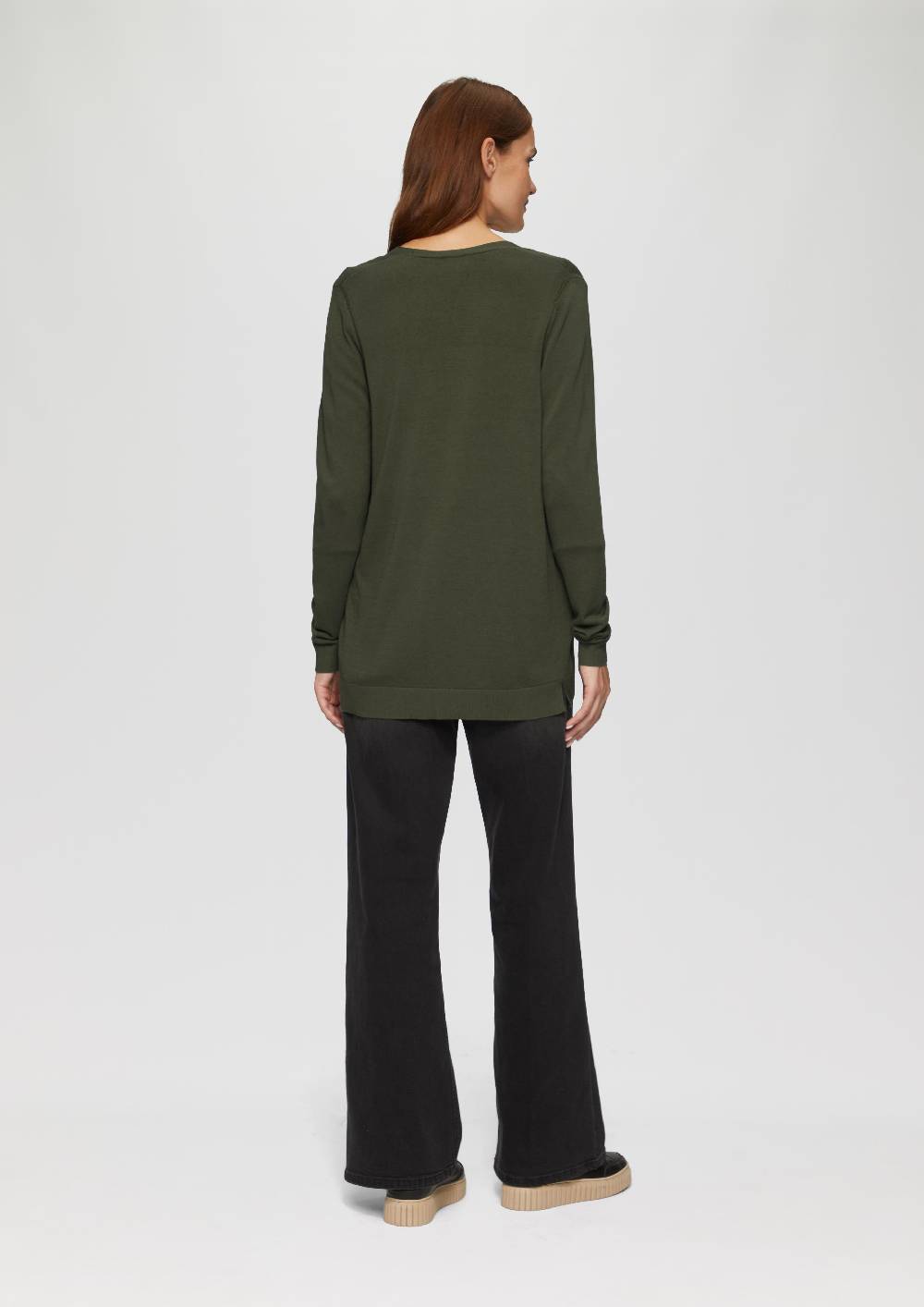 S.Oliver Cardigan aus Viskose-Baumwollmix Nur für heute