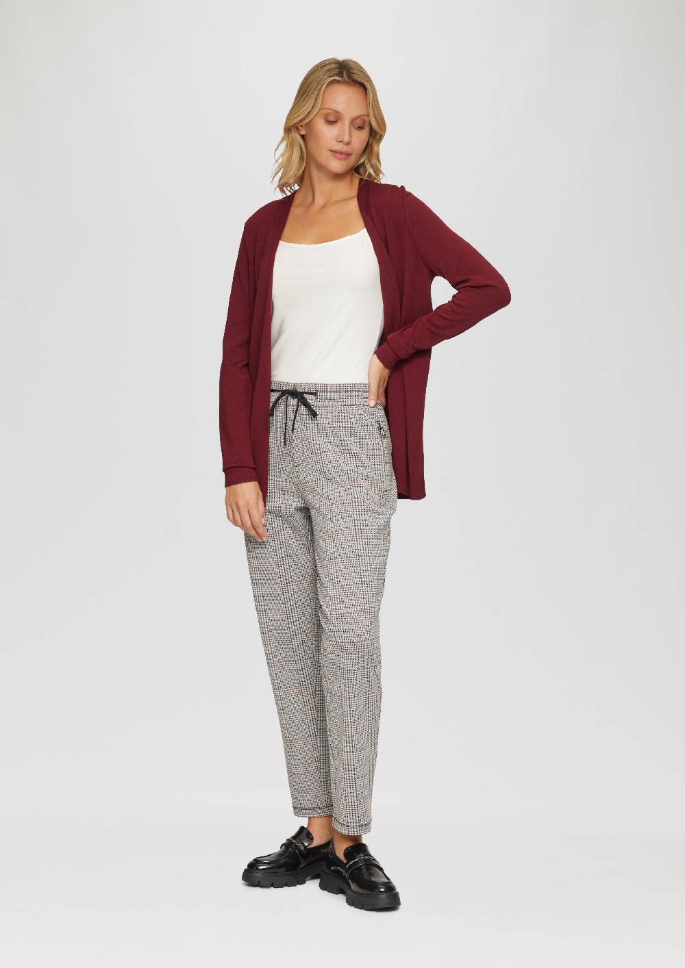 S.Oliver Cardigan aus Viskose-Baumwollmix Sonderangebot der Fabrik