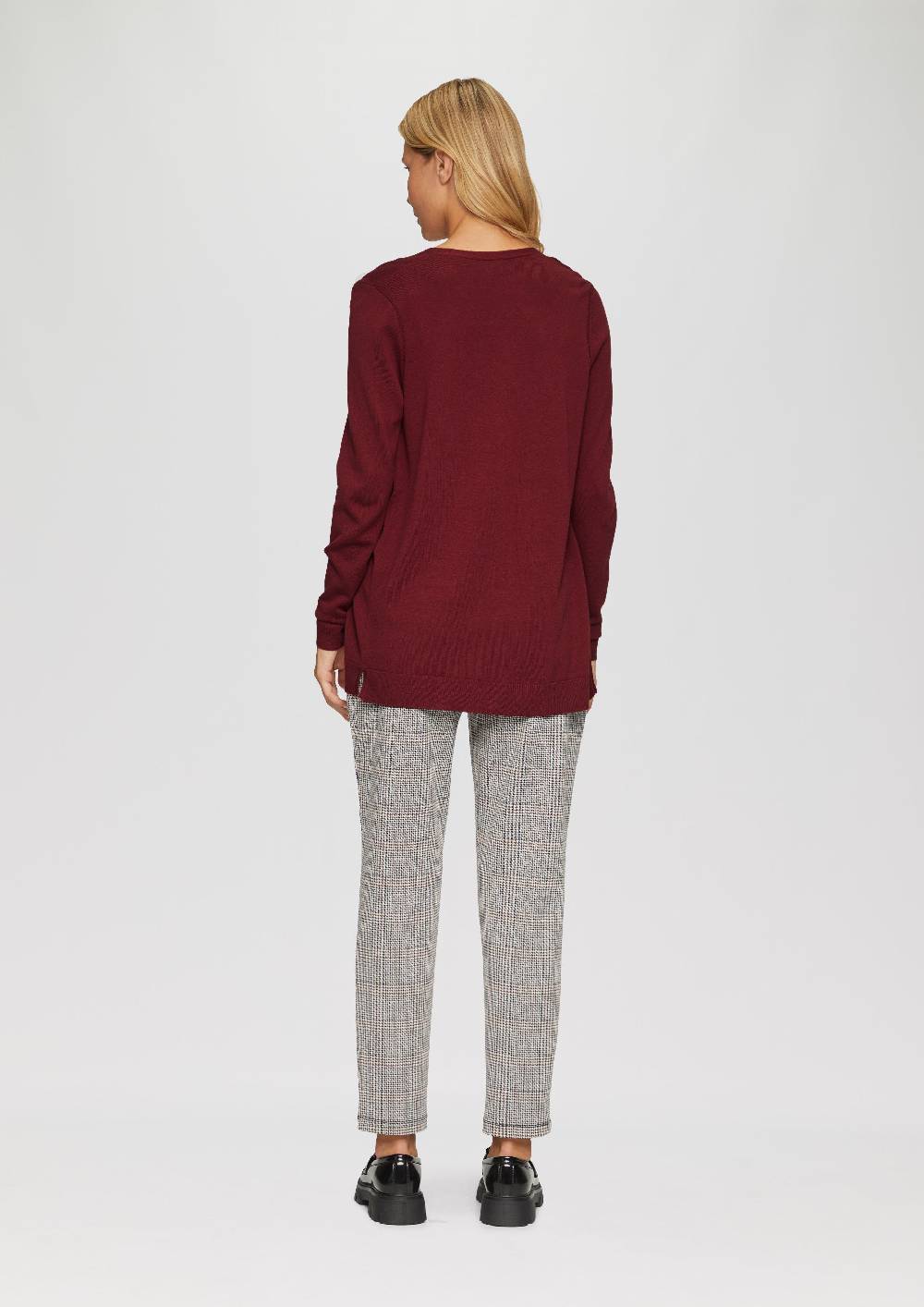 S.Oliver Cardigan aus Viskose-Baumwollmix Sonderangebot der Fabrik
