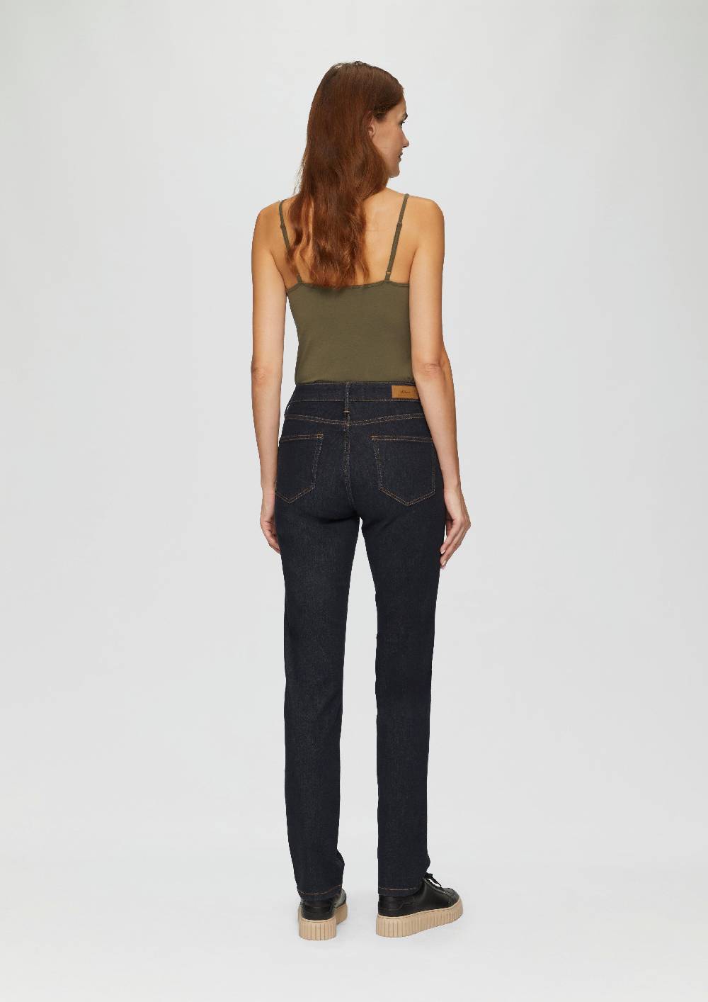 S.Oliver Jeans Betsy / Slim Fit / Mid Rise / Slim Leg / Rinsed Washed Super Rabatt