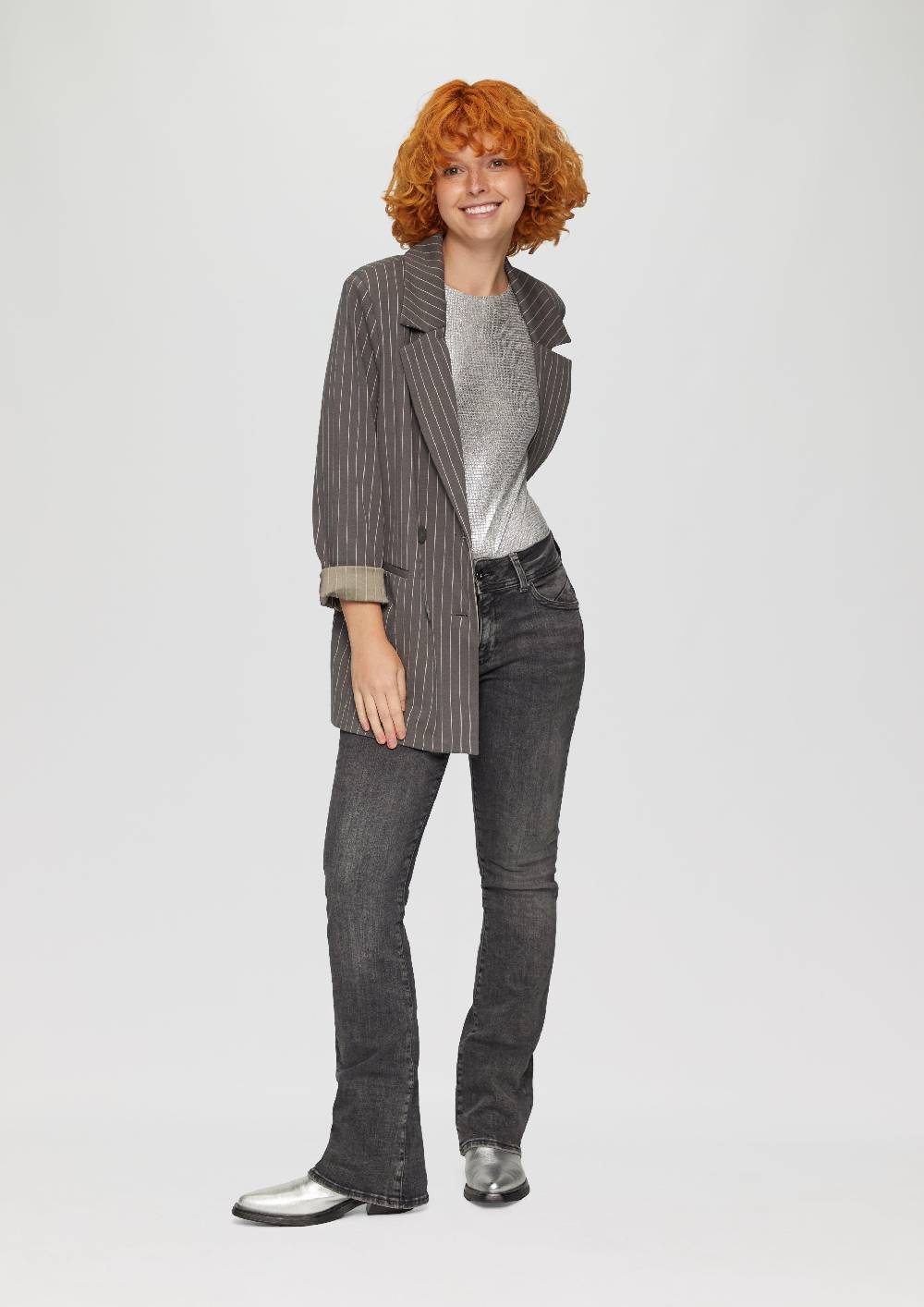 S.Oliver Jeans Catie / Slim Fit / Mid Rise / Bootcut Leg Clearance-Verkauf