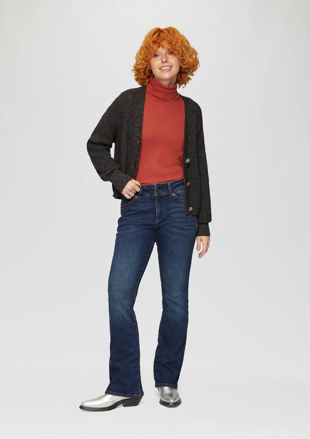 S.Oliver Jeans Catie / Slim Fit / Mid Rise / Bootcut Leg Kostenloser Versand international
