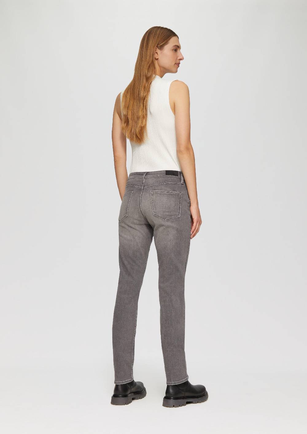 S.Oliver Jeans Betsy / Slim Fit / Mid Rise / Slim Leg / mit Zipp-Detail Speichern exportieren
