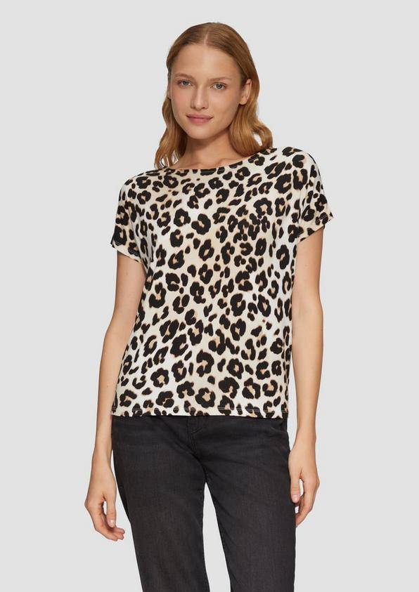 S.Oliver Jerseyshirt mit überschnittenen Schultern Black Friday Preise