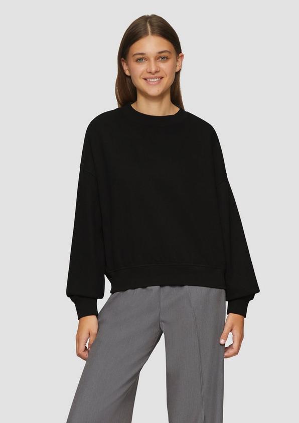 S.Oliver Lockeres Sweatshirt mit überschnittener Schulter Online