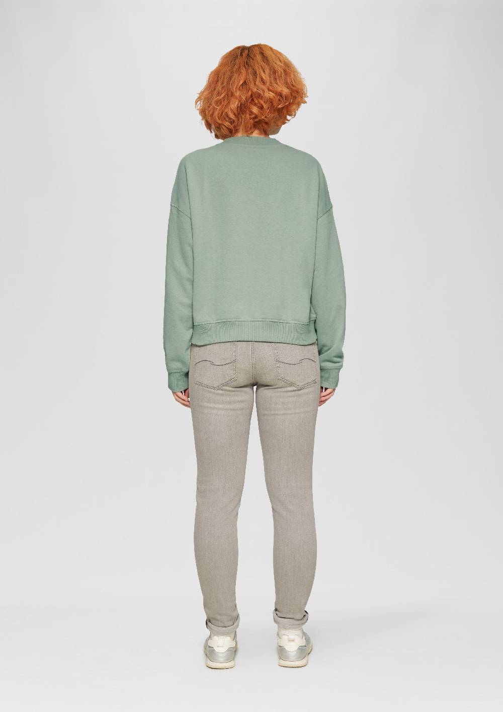 S.Oliver Lockeres Sweatshirt mit überschnittener Schulter Outlet
