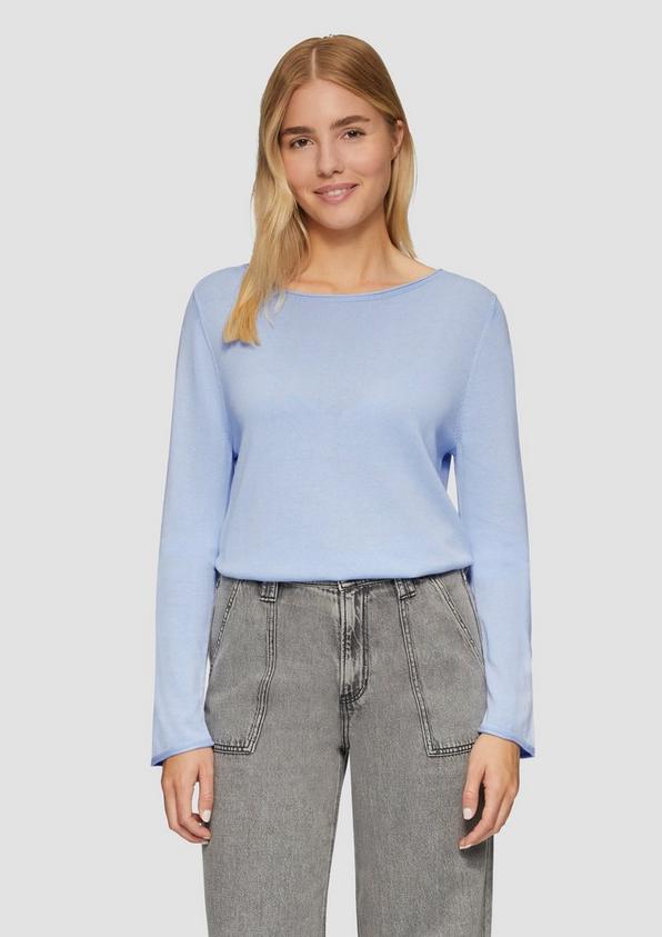 S.Oliver Leichter Feinstrickpullover mit Rollkante Hotsell