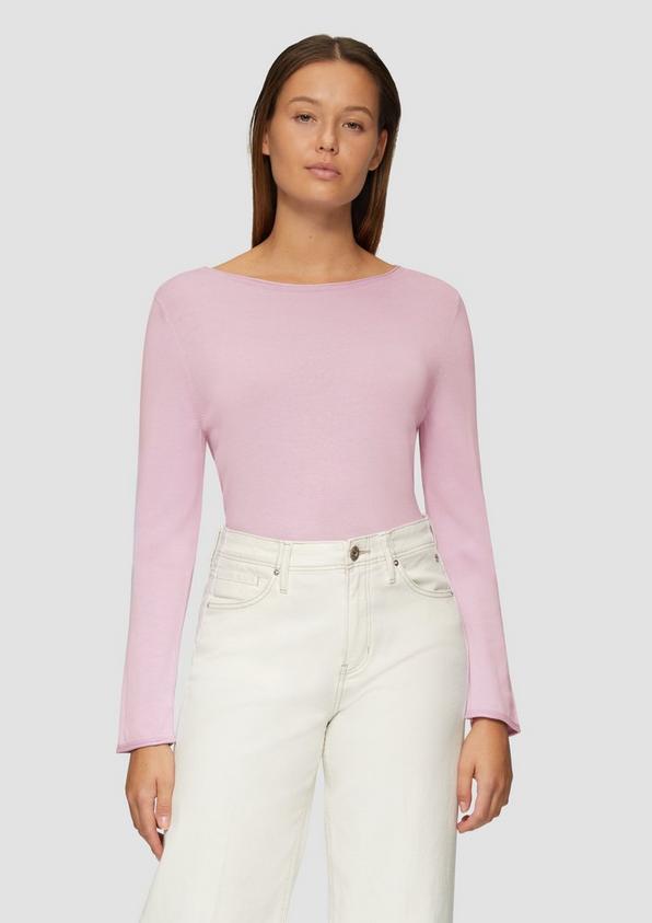 S.Oliver Leichter Feinstrickpullover mit Rollkante im Angebot
