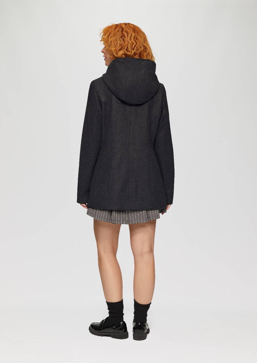 S.Oliver Jacke mit Kapuze in Wolloptik Fabrik Onlineshop