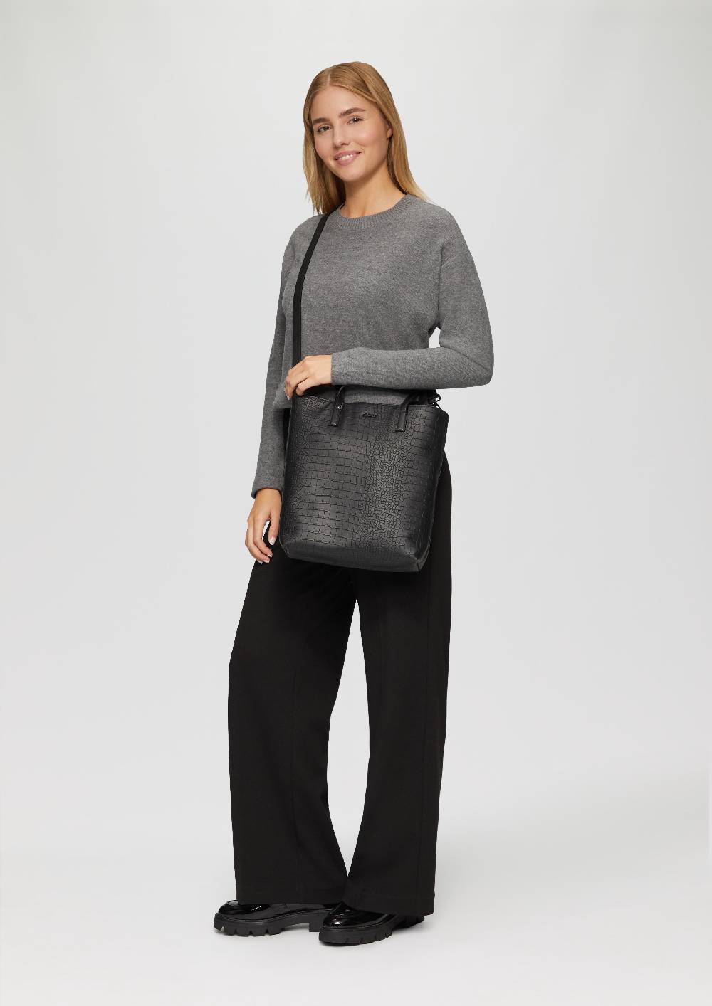 S.Oliver Weiches Sweatshirt mit gebrushter Oberfläche Fabrikpreis