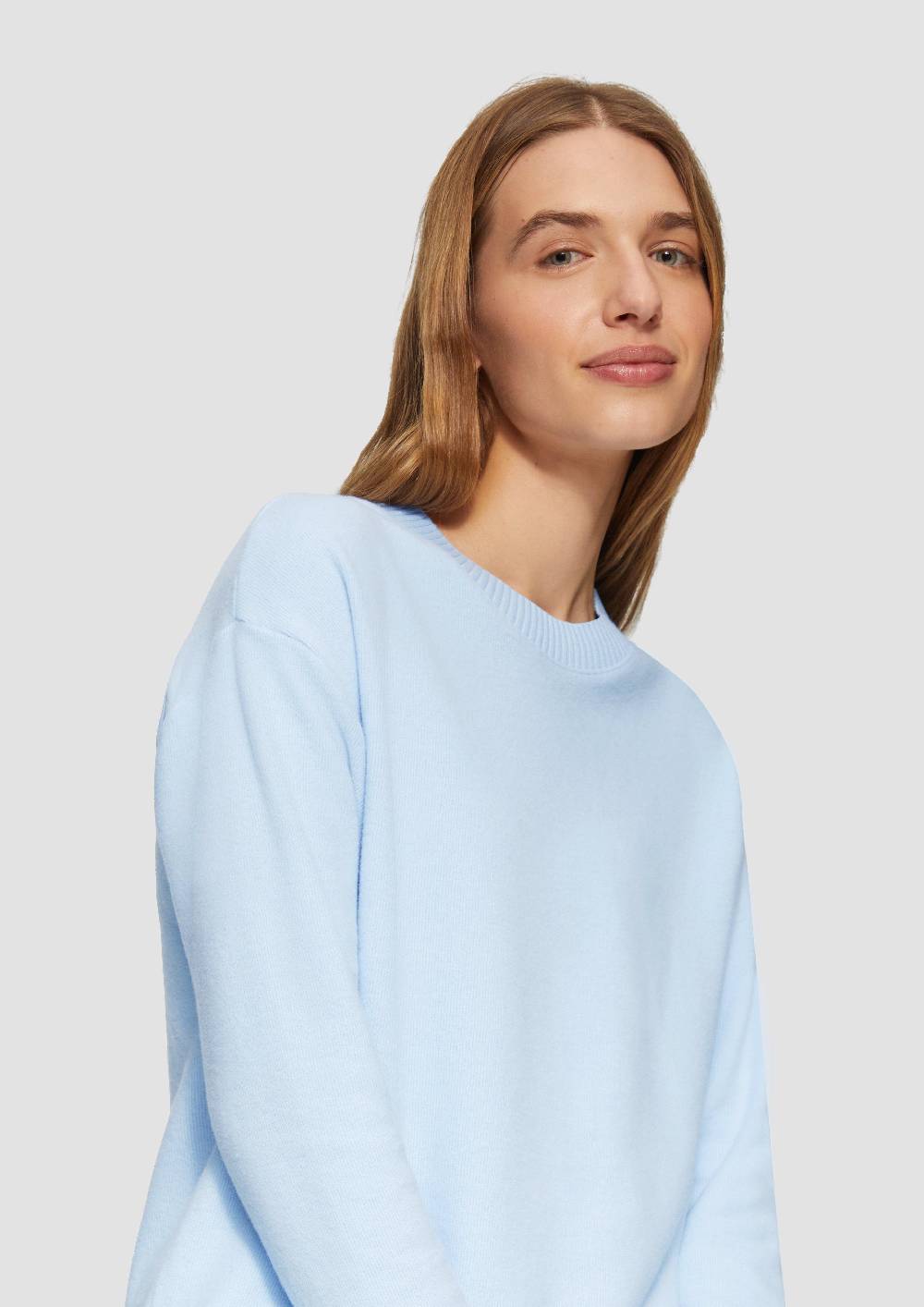 S.Oliver Weiches Sweatshirt mit gebrushter Oberfläche Sonderangebot
