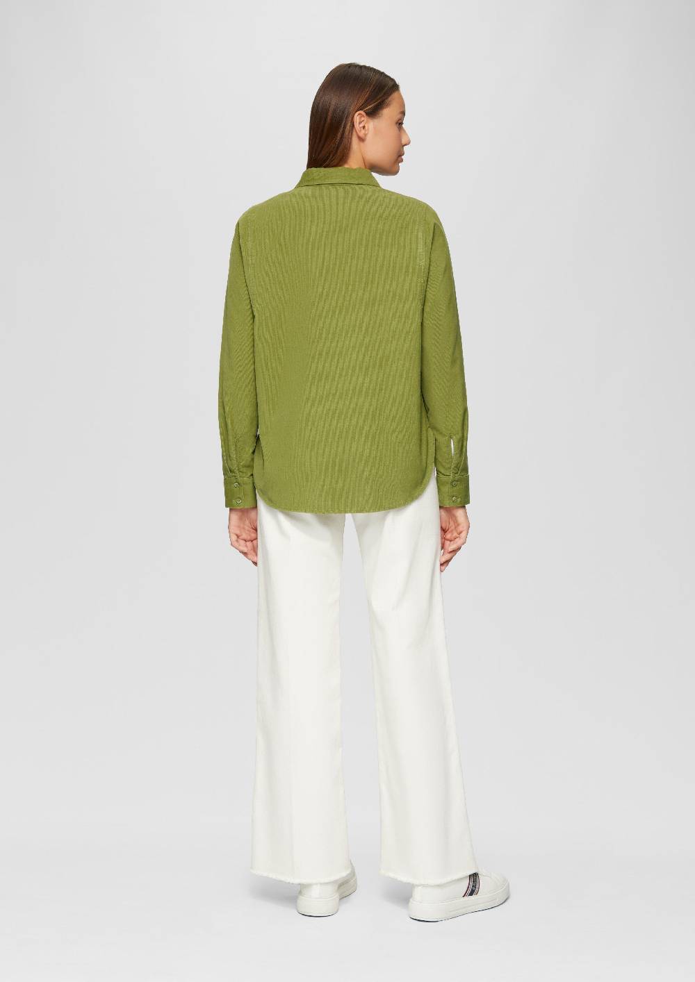 S.Oliver Cordbluse im Relaxed Fit mit Naht-Details Vatertagsangebot