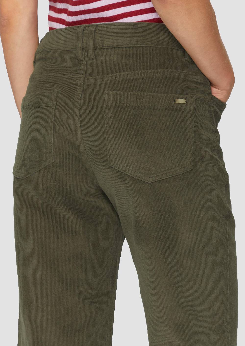 S.Oliver Elastische Culotte aus Cord Valentinstagsangebot