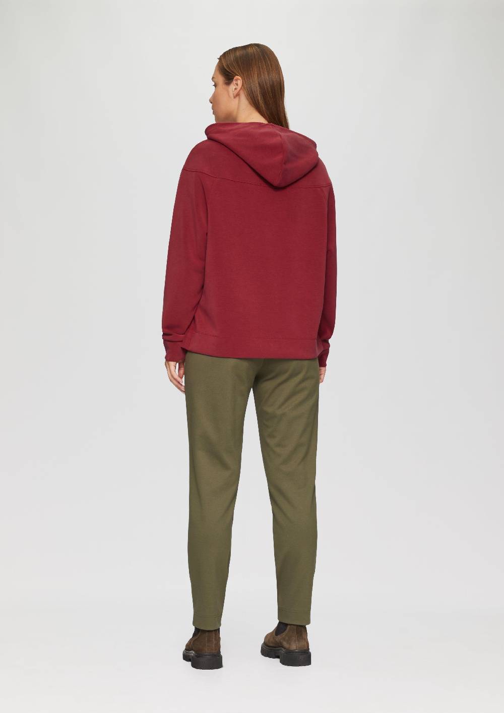 S.Oliver Hoodie aus Scuba im Relaxed Fit Neueste Mode