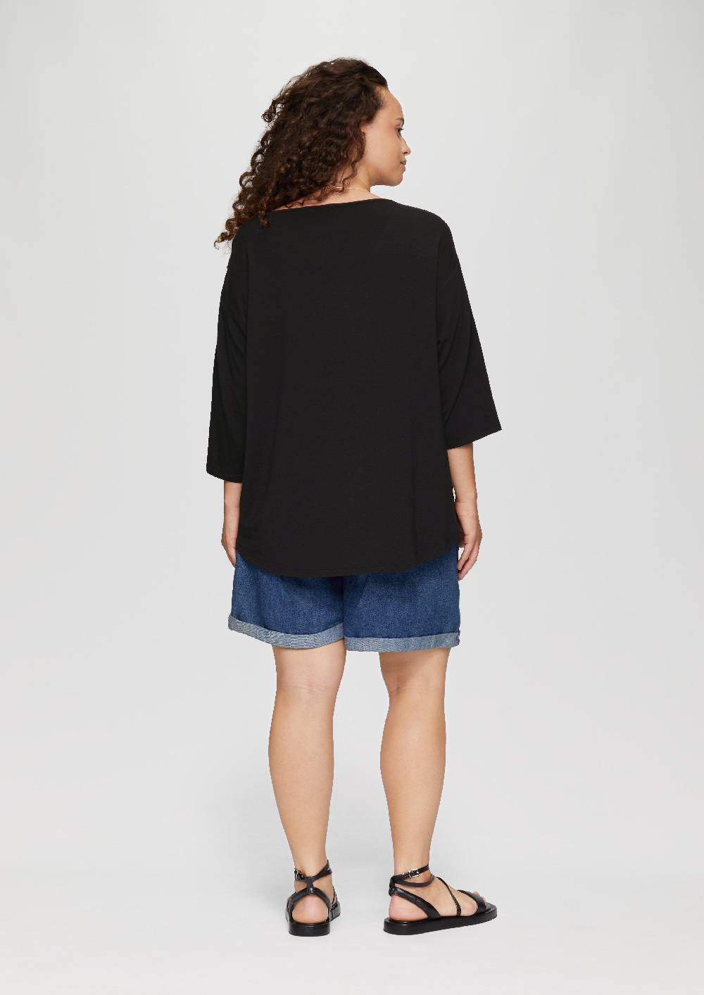 S.Oliver Shirt im Fabricmix und Loose Fit Blitzangebot