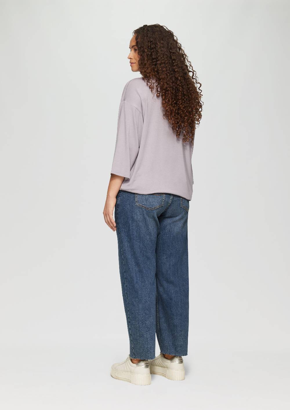 S.Oliver Cropped-Jeans / Slim Fit / Mid Rise / Straight Leg Sonderangebote