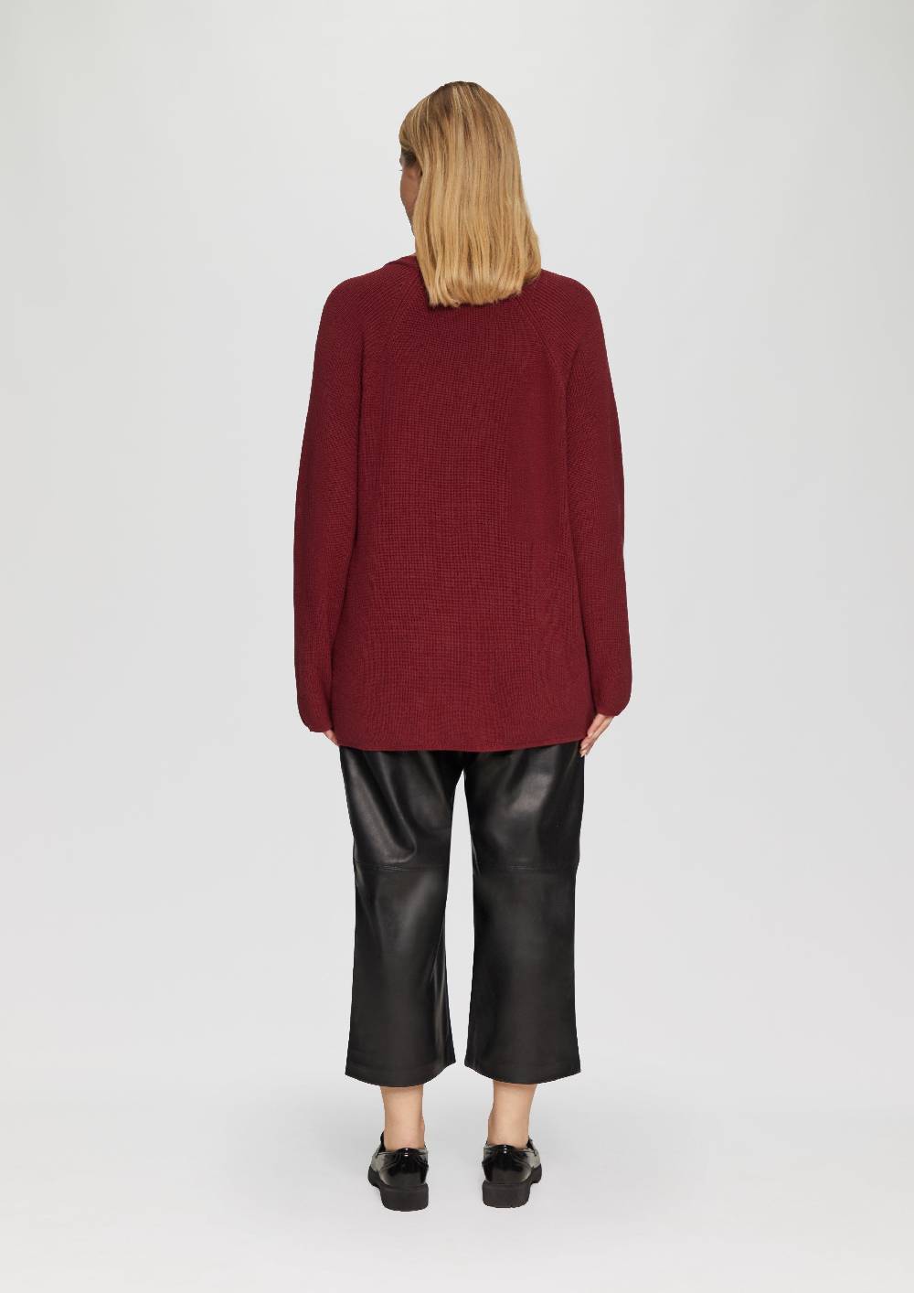 S.Oliver Strickpullover mit V-Ausschnitt im Loose Fit Tiefpreis