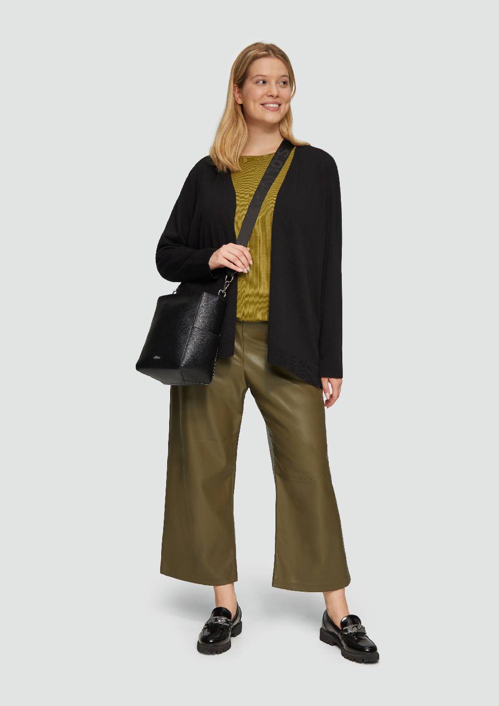 S.Oliver Cardigan aus Viskose-Baumwollmix Kostenlose Rückgabe