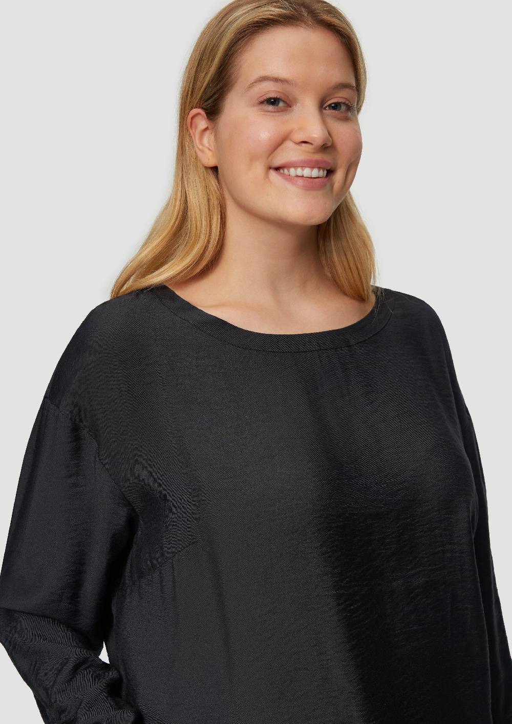 S.Oliver Viskose-Bluse mit elastischem Saum Neueste Stile