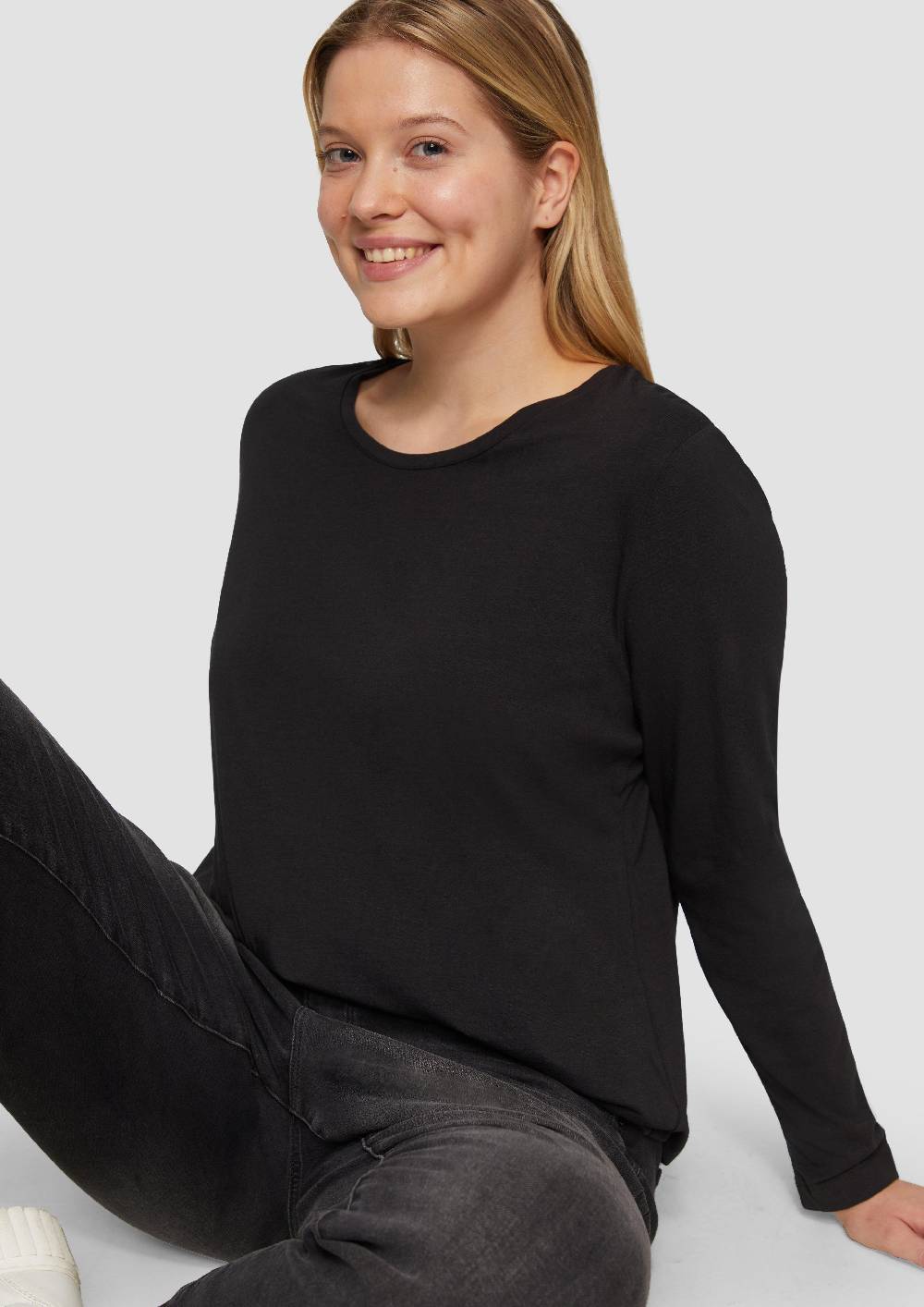 S.Oliver Longsleeve aus Baumwollstretch Letzte 2 Tage