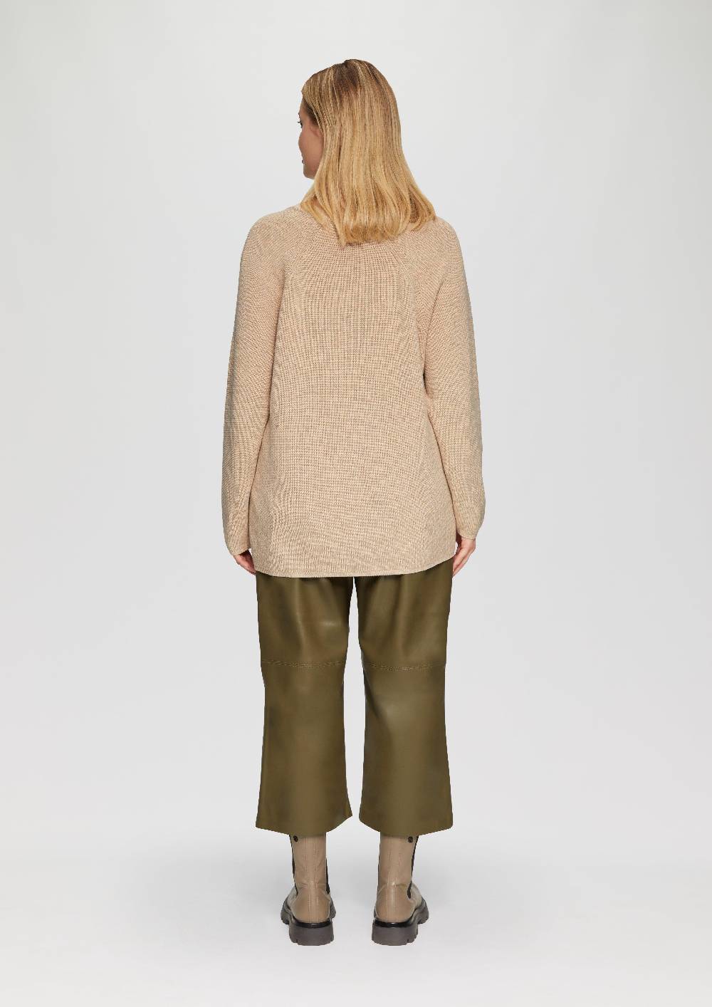 S.Oliver Strickpullover mit V-Ausschnitt im Loose Fit Zeitbegrenzte Promotion