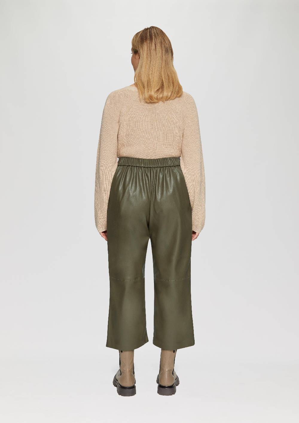 S.Oliver Culotte aus Lederimitat mit Nahtdetails Super Rabatt