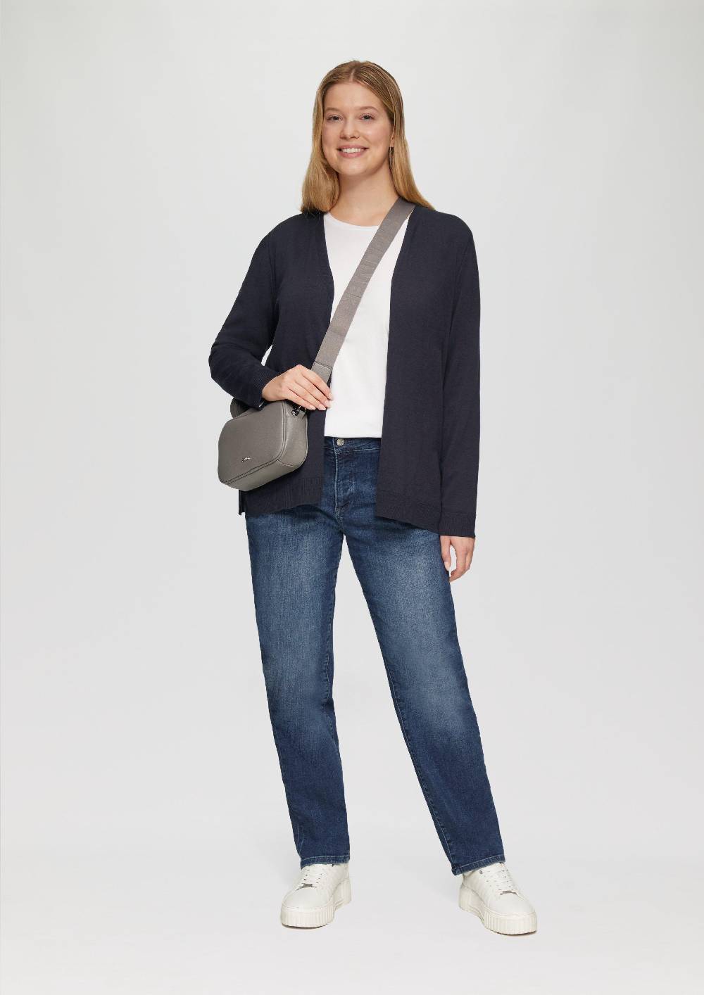S.Oliver Cardigan aus Viskose-Baumwollmix Fabrikladen