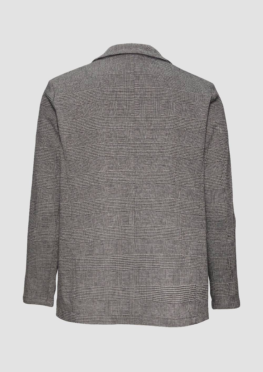 S.Oliver Gemusterter Blazer aus Interlock-Jersey Im Verkauf