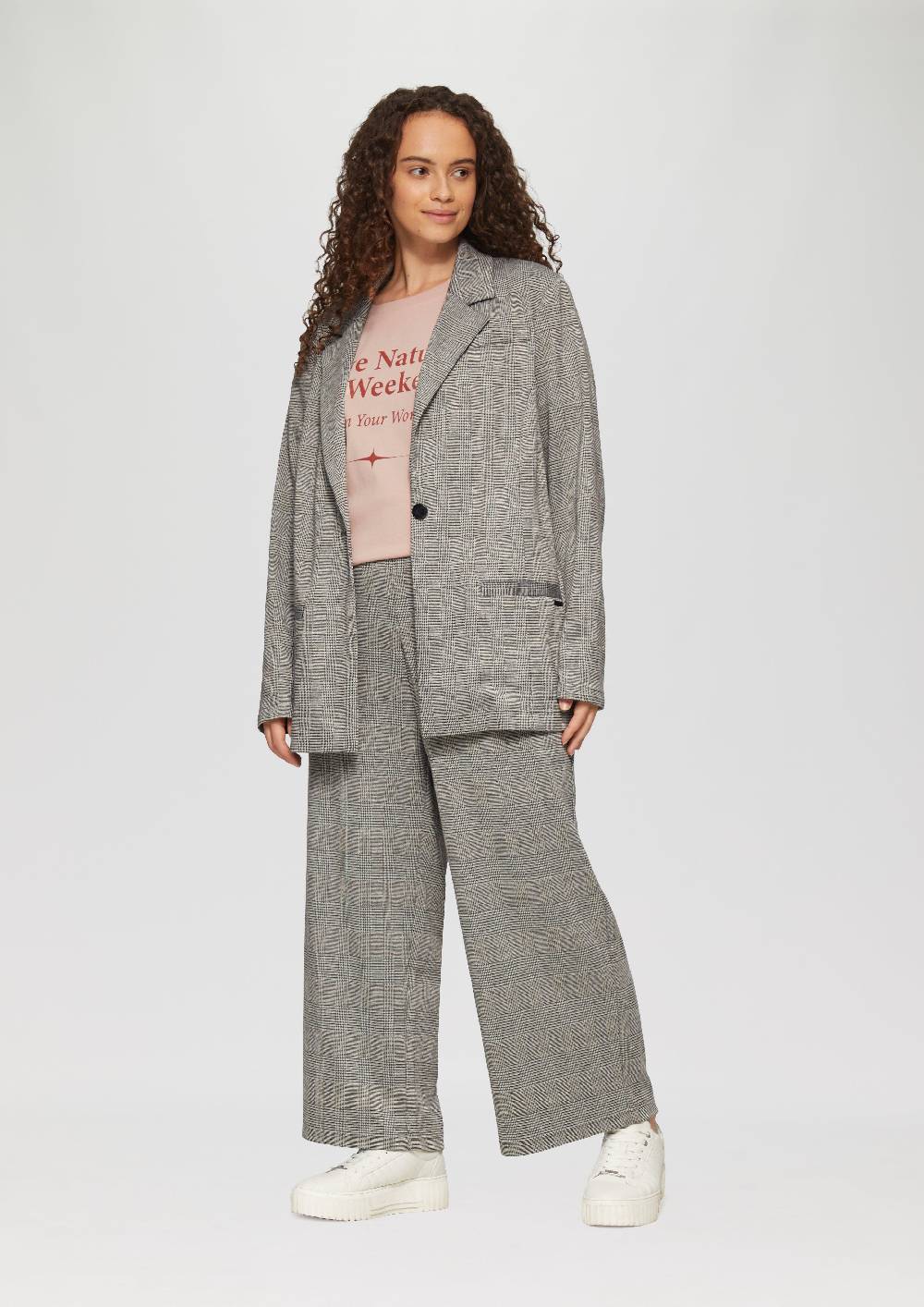 S.Oliver Print-Shirt mit überschnittenen Schultern Outlet