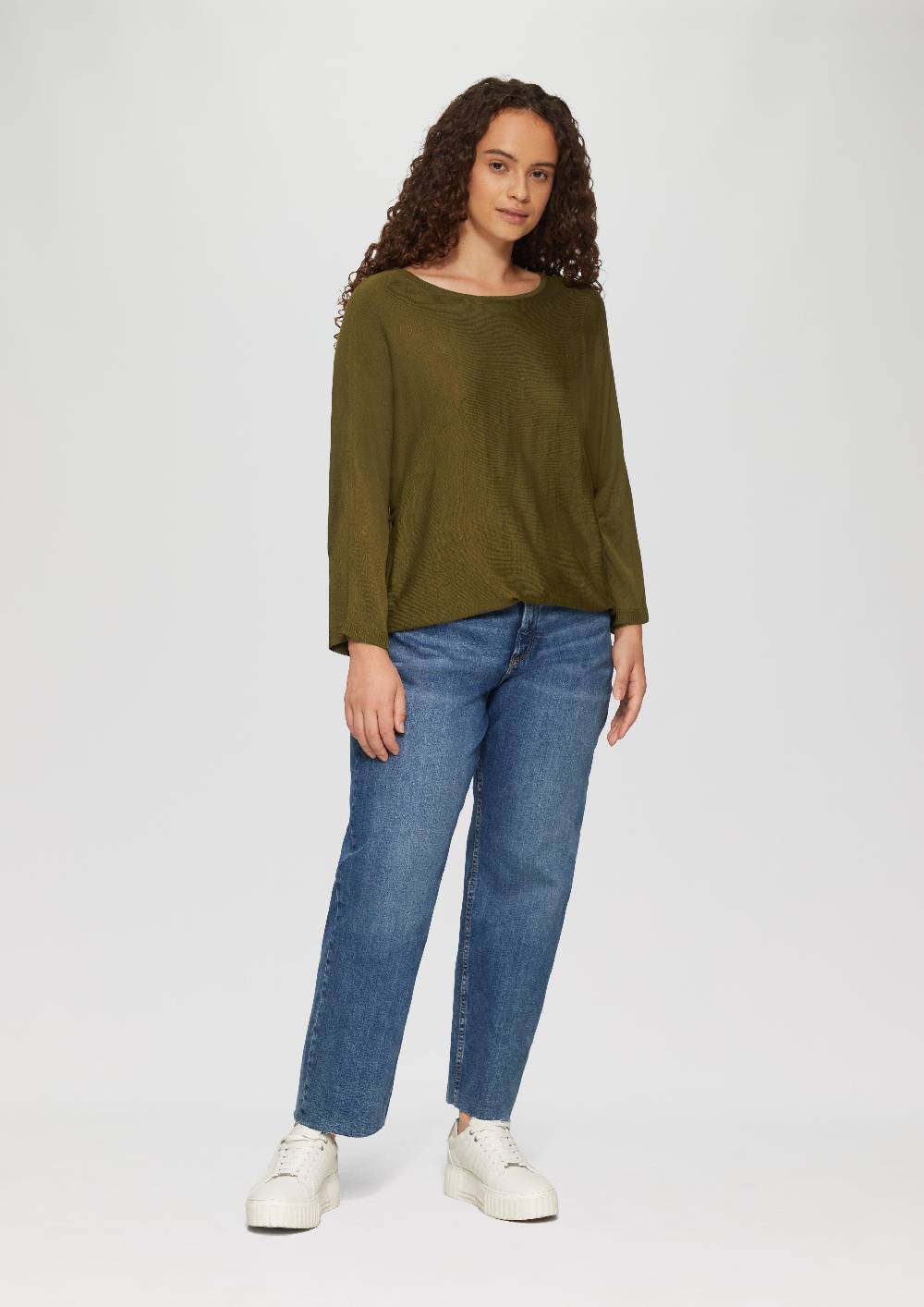 S.Oliver Strickpullover mit Fledermausarm Fabrikverkauf