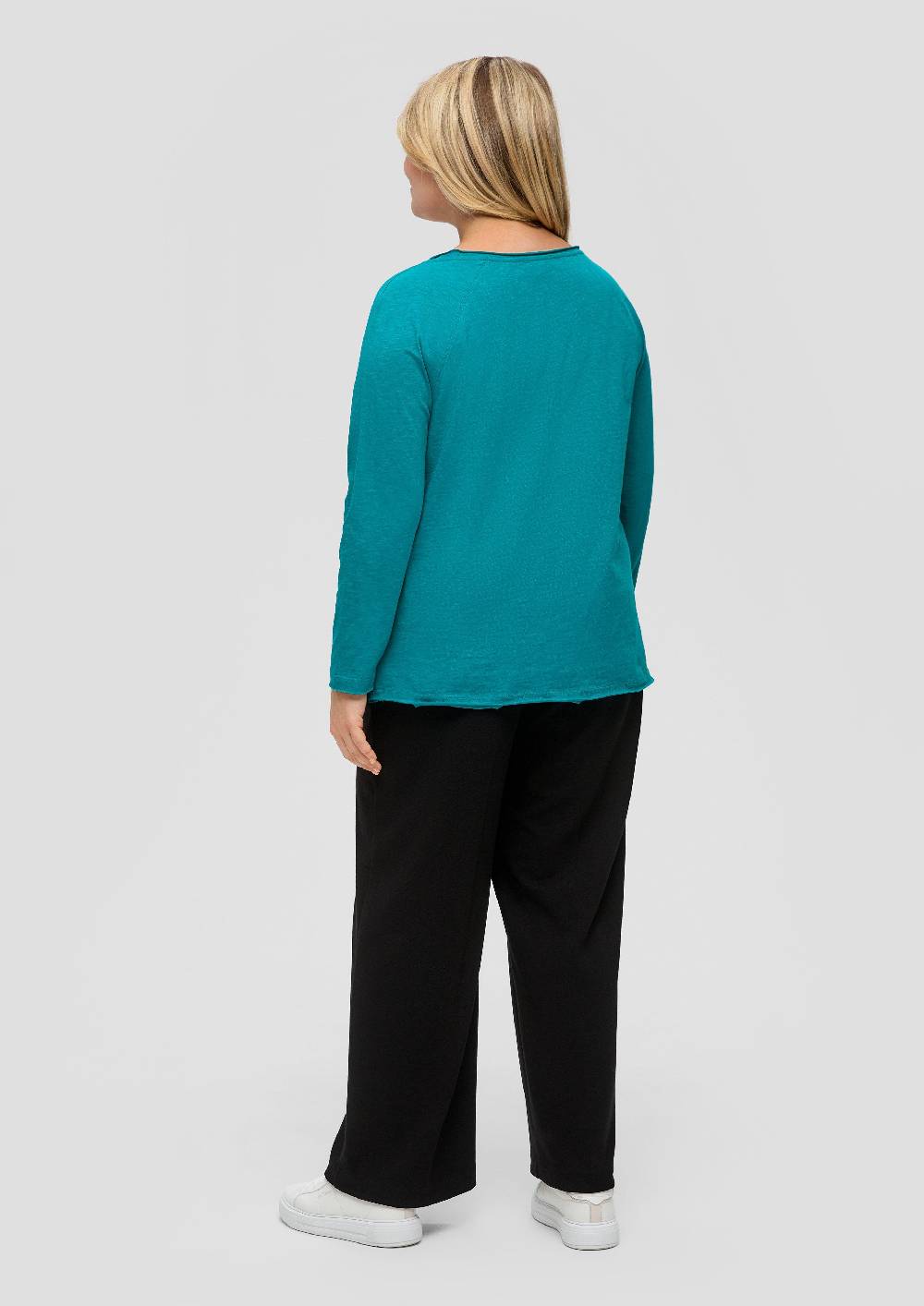 S.Oliver Longsleeve mit Flammgarn-Struktur Rabatt