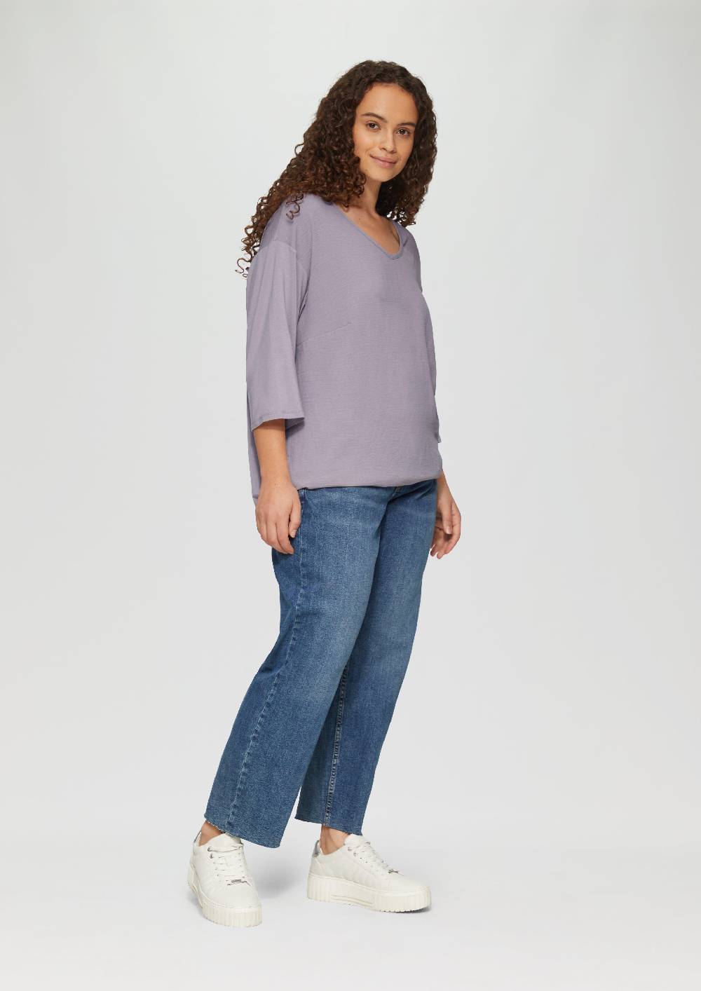 S.Oliver Shirt im Fabricmix und Loose Fit Osterangebot