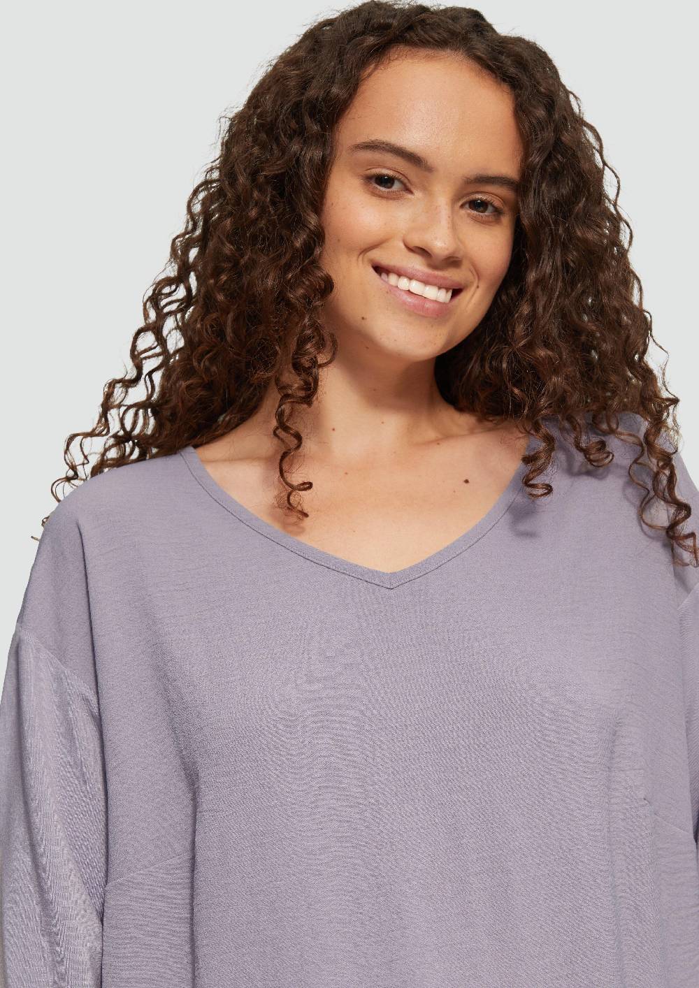 S.Oliver Shirt im Fabricmix und Loose Fit Osterangebot