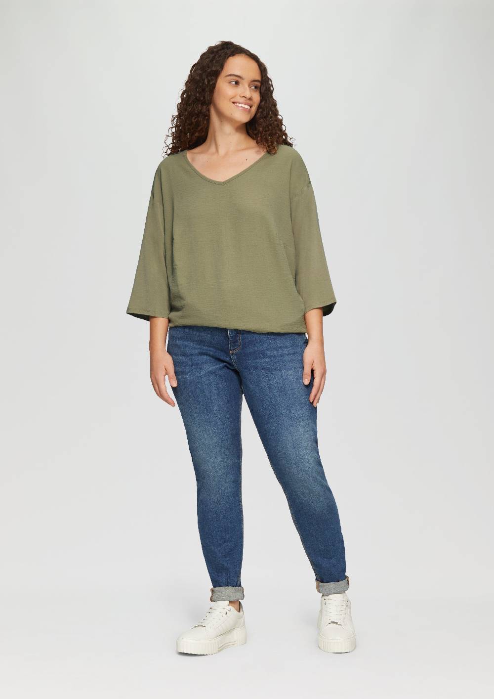 S.Oliver Shirt im Fabricmix und Loose Fit Muttertagsangebot