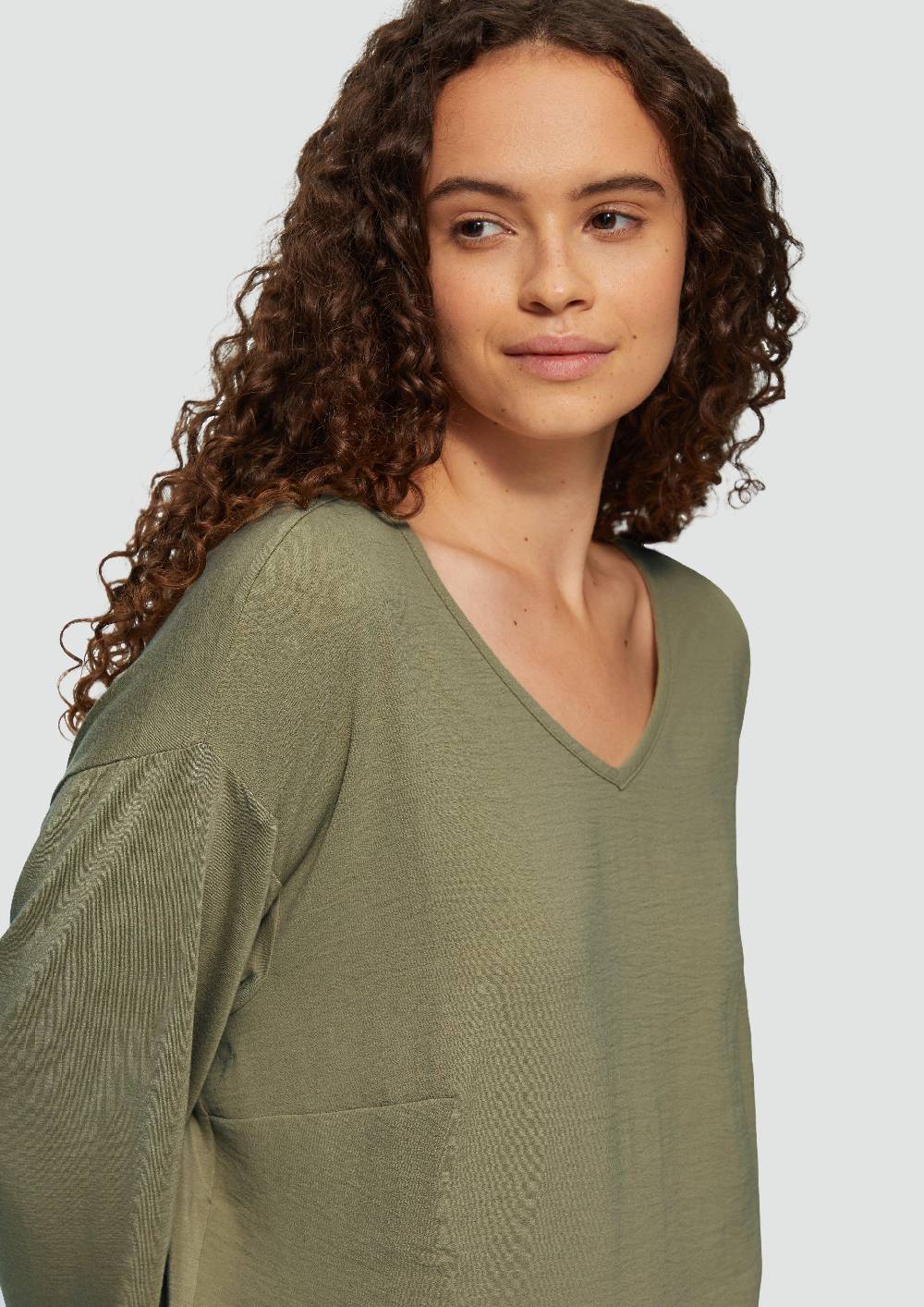 S.Oliver Shirt im Fabricmix und Loose Fit Muttertagsangebot