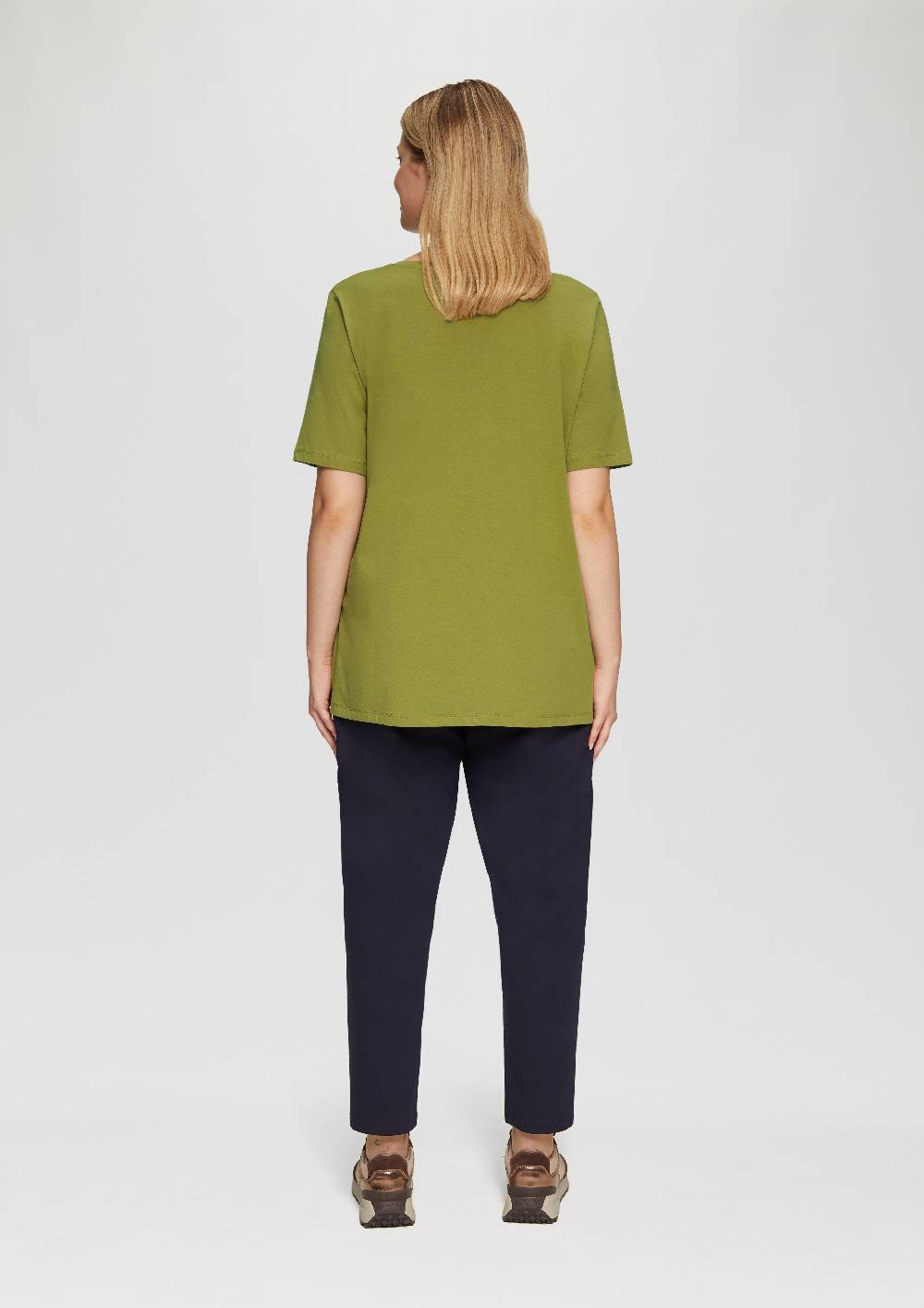 S.Oliver T-Shirt mit V-Ausschnitt Neueste Mode