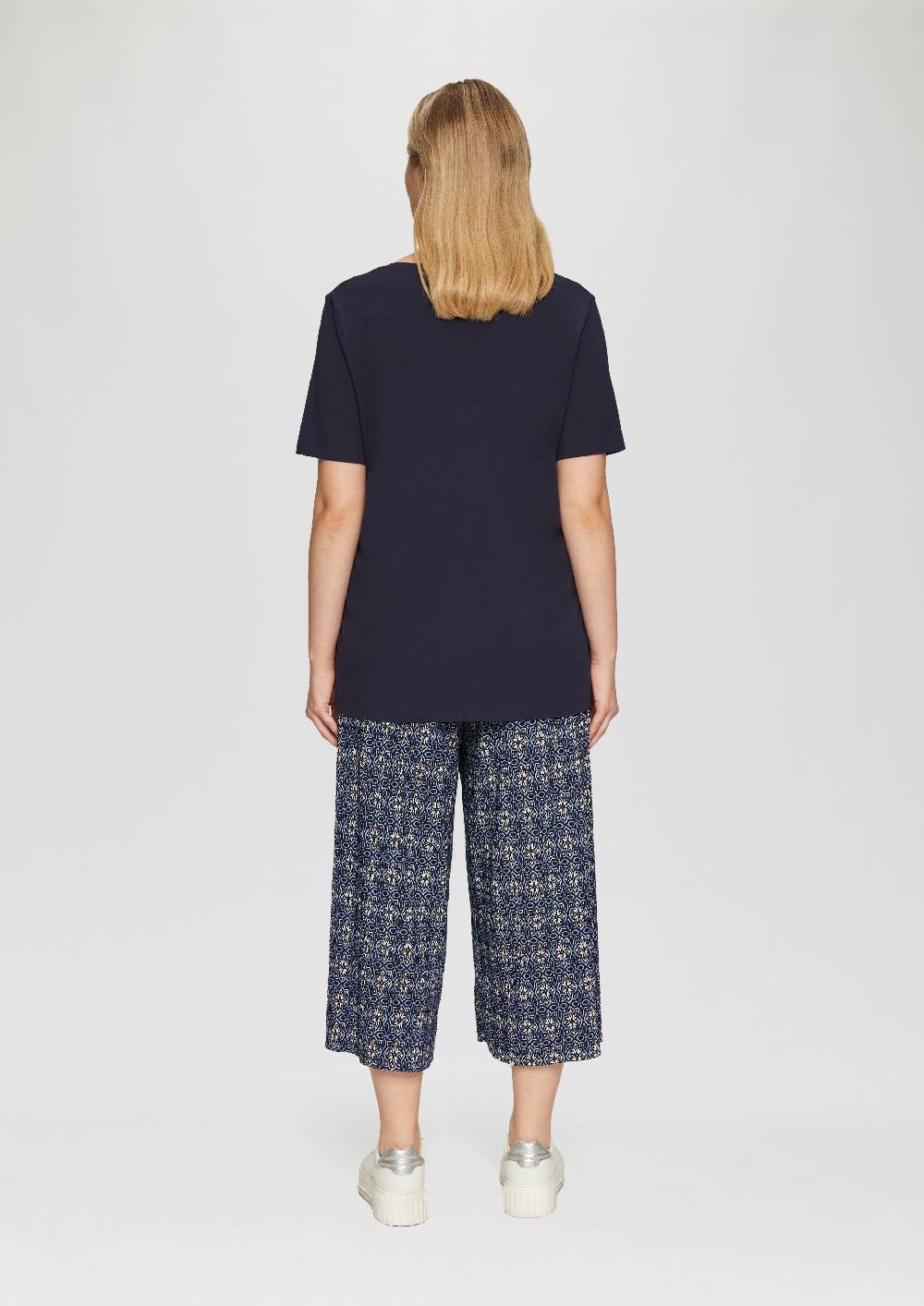 S.Oliver T-Shirt mit V-Ausschnitt Online Outlet