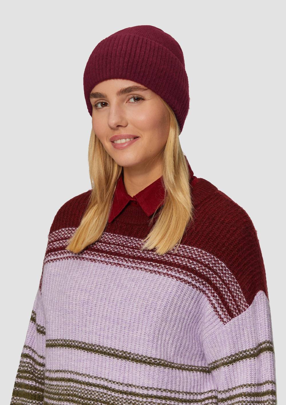 S.Oliver Beanie aus Rippstrick Letzter Tag