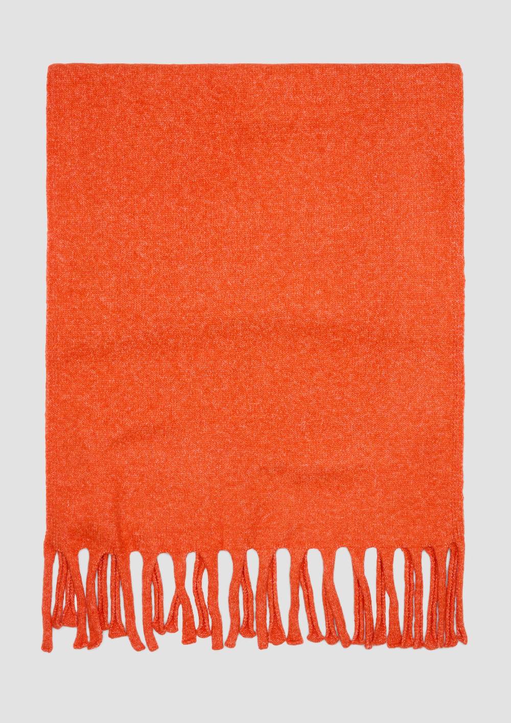 S.Oliver Gestrickter Schal mit Fransen Schlussverkauf