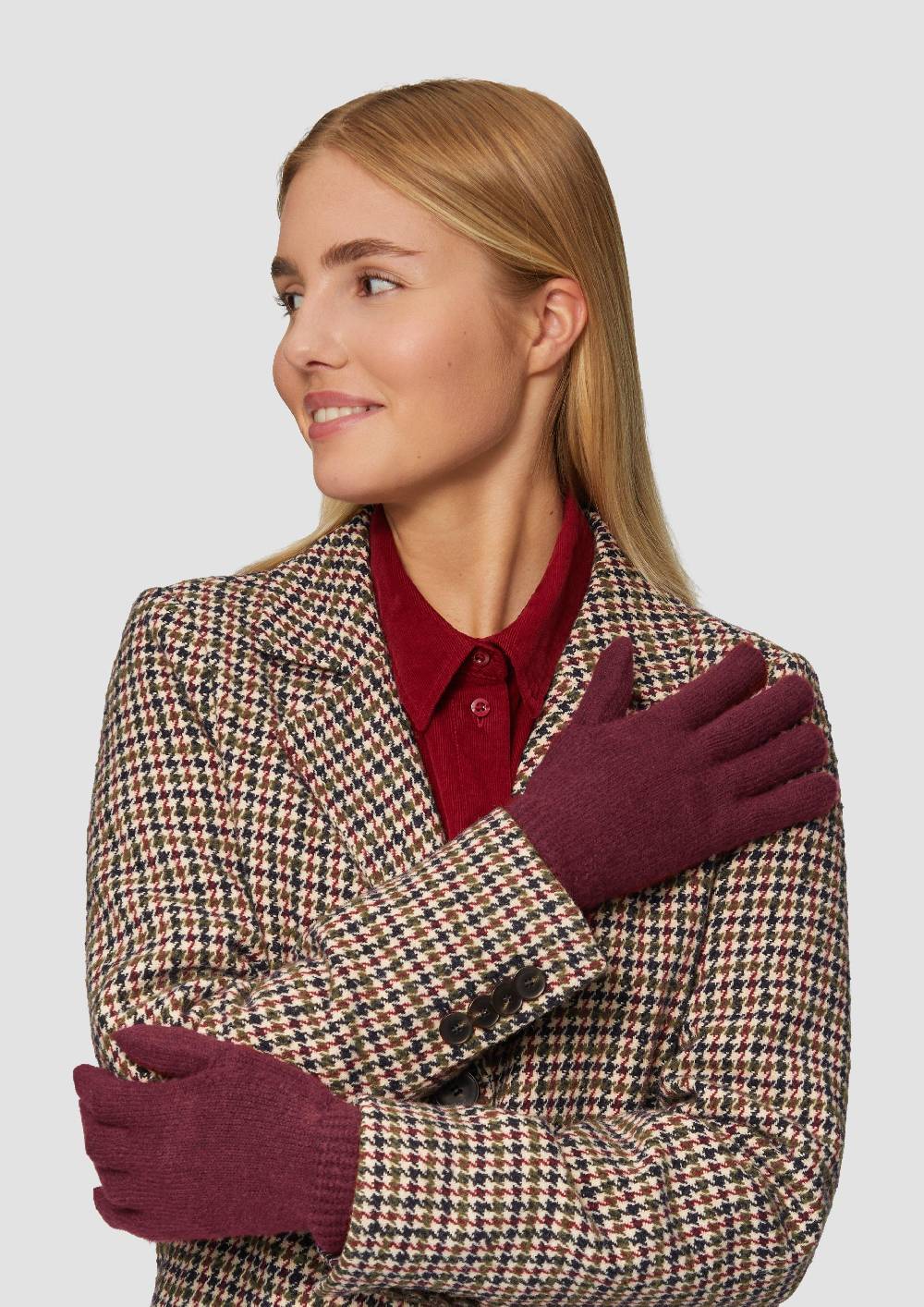 S.Oliver Handschuhe in Woll-Optik Kostenloser Versand
