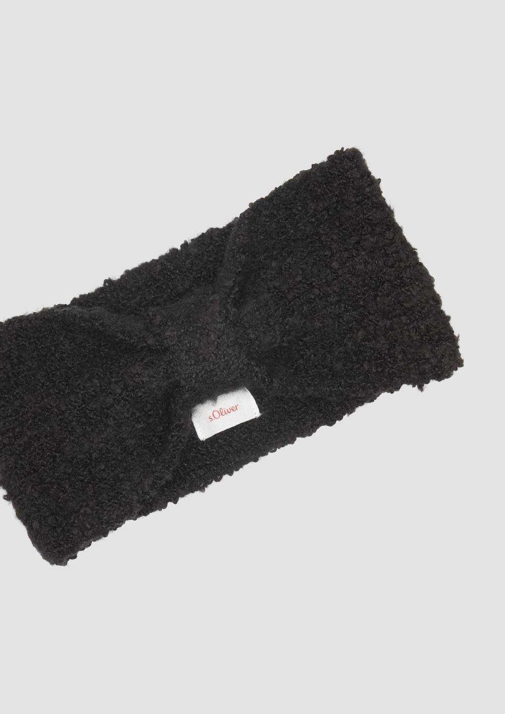 S.Oliver Gestricktes Stirnband aus Bouclé Fabrikpreis