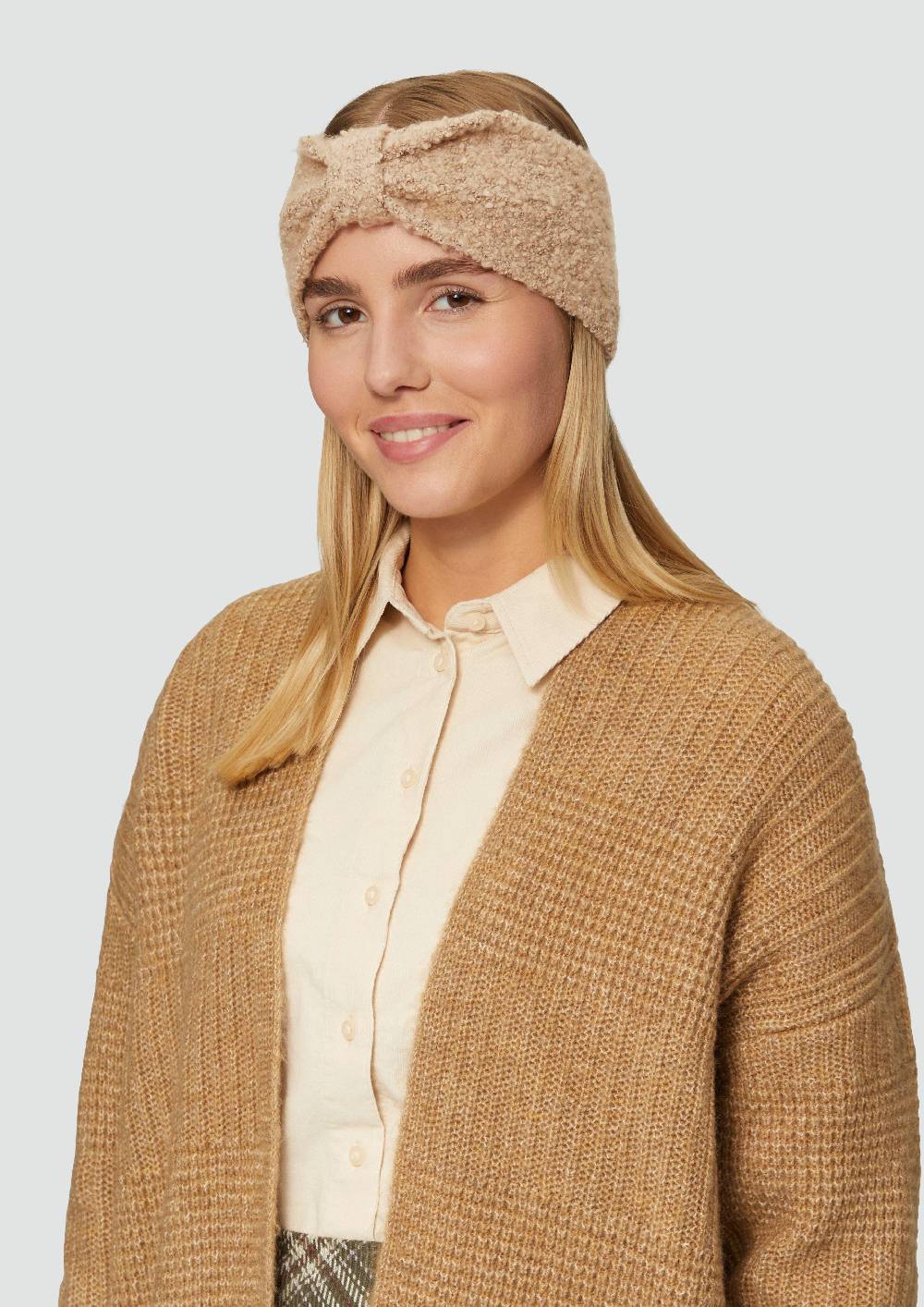 S.Oliver Gestricktes Stirnband aus Bouclé Sonderangebot