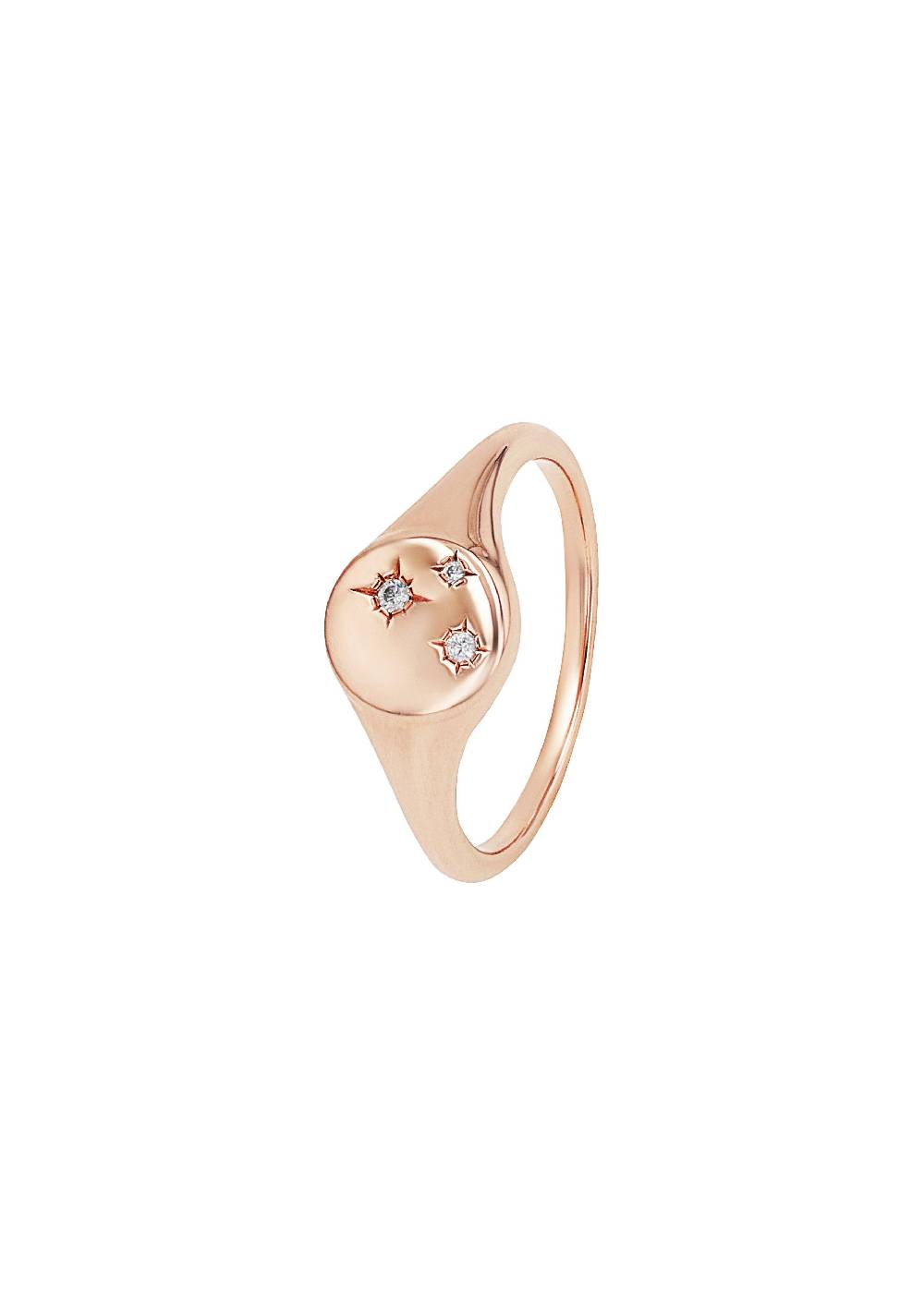 S.Oliver rosévergoldeter Silber-Ring mit Zirkonia-Steinen Weihnachtsangebot