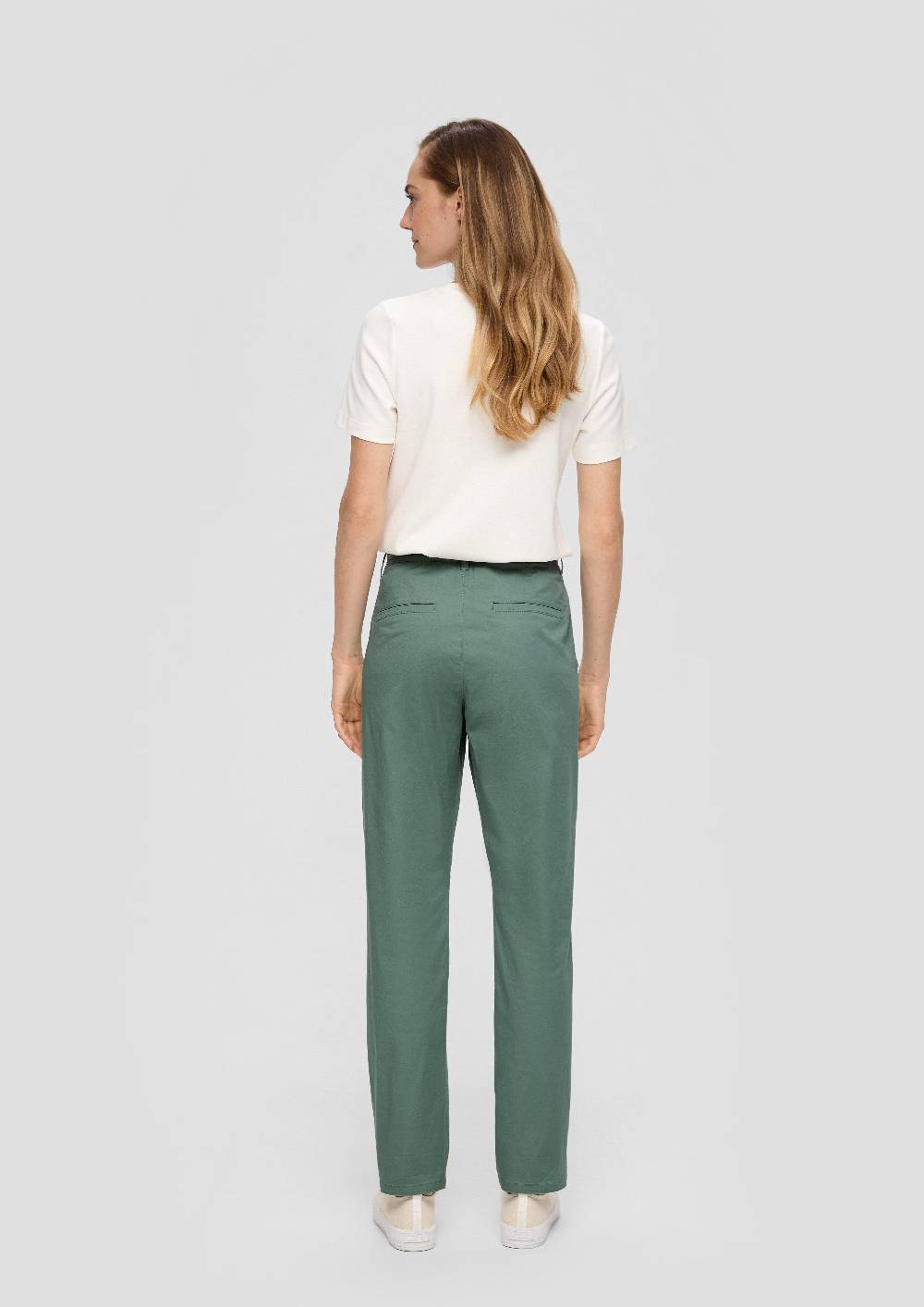 S.Oliver Chino mit Gürtel aus Baumwollstretch Kostenlose Rückgabe