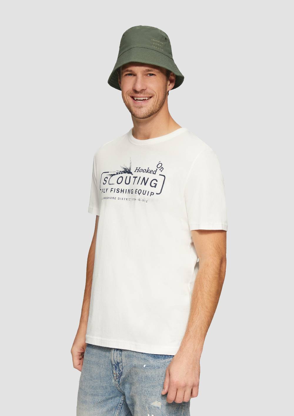 S.Oliver Bucket-Hat mit Print-Detail Nur für heute