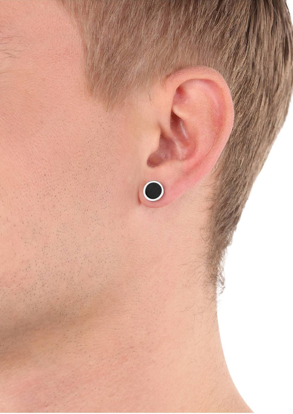 S.Oliver Single-Ohrstecker mit Achat-Stein 50% Rabatt mit kostenlosem Versand