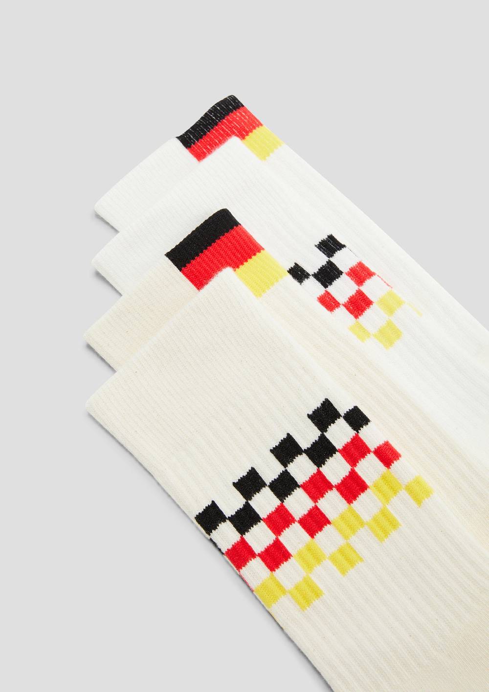 S.Oliver Unisex Socken mit Deutschland-Print im 2er-Pac Jubiläumsangebot
