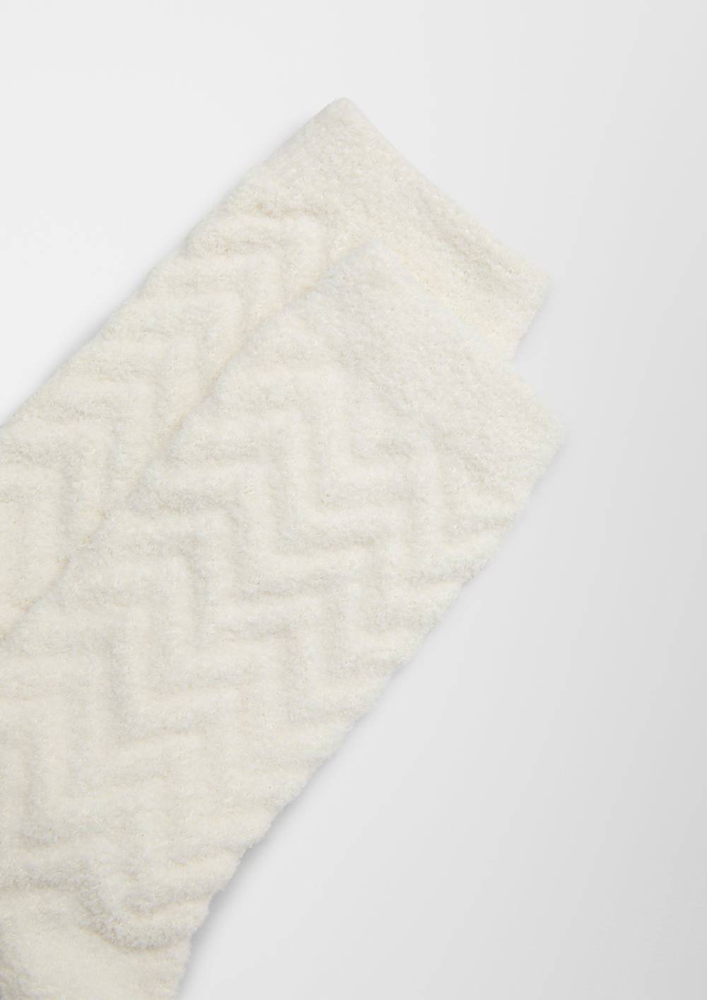 S.Oliver 2er-Pack Kuschelsocken mit Struktur Saisonale Angebote